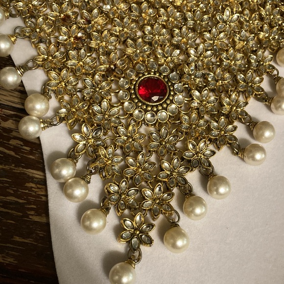 Stunning drop collar design bib necklace - Picture 12 of 12